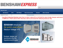 Tablet Screenshot of benshawexpress.com